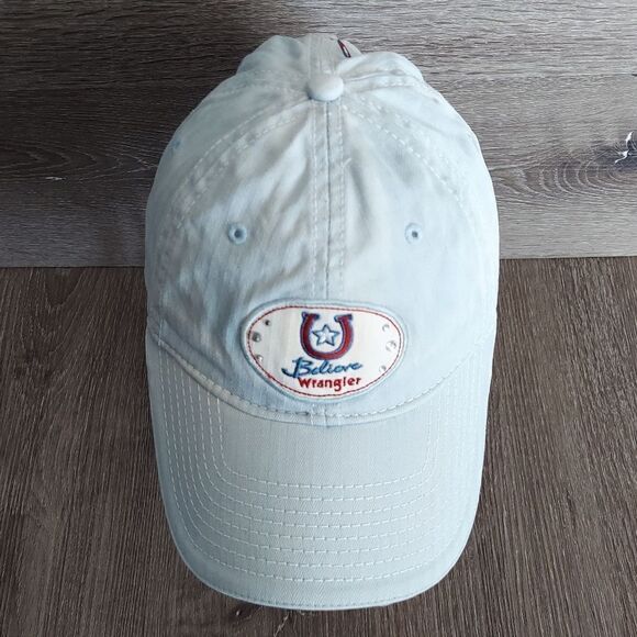 Wrangler Faded Vintage Washed Style Denim Hat One Size - Picture 2 of 8